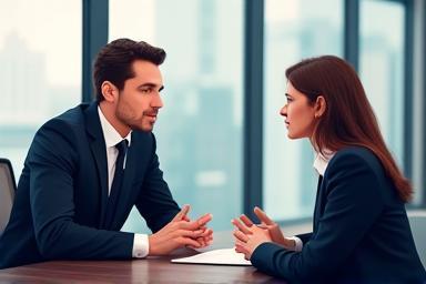 People discussing salary